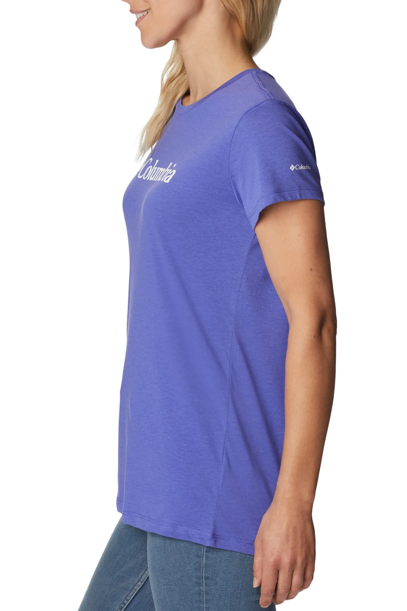 Columbia Camiseta Casual Estampada Trek™ Para Mujer Morado Hot