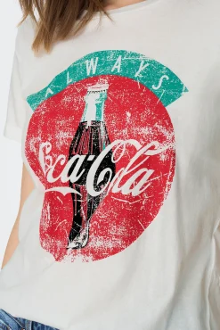 JDY Camiseta Coca-Cola Blanco Sale