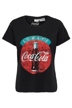 JDY Camiseta Coca-Cola Negro Best