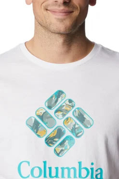 Columbia Camiseta Rapid Ridge™ Espalda Para Hombre Blanco Outlet
