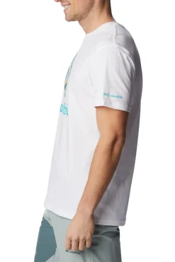 Columbia Camiseta Rapid Ridge™ Espalda Para Hombre Blanco Outlet