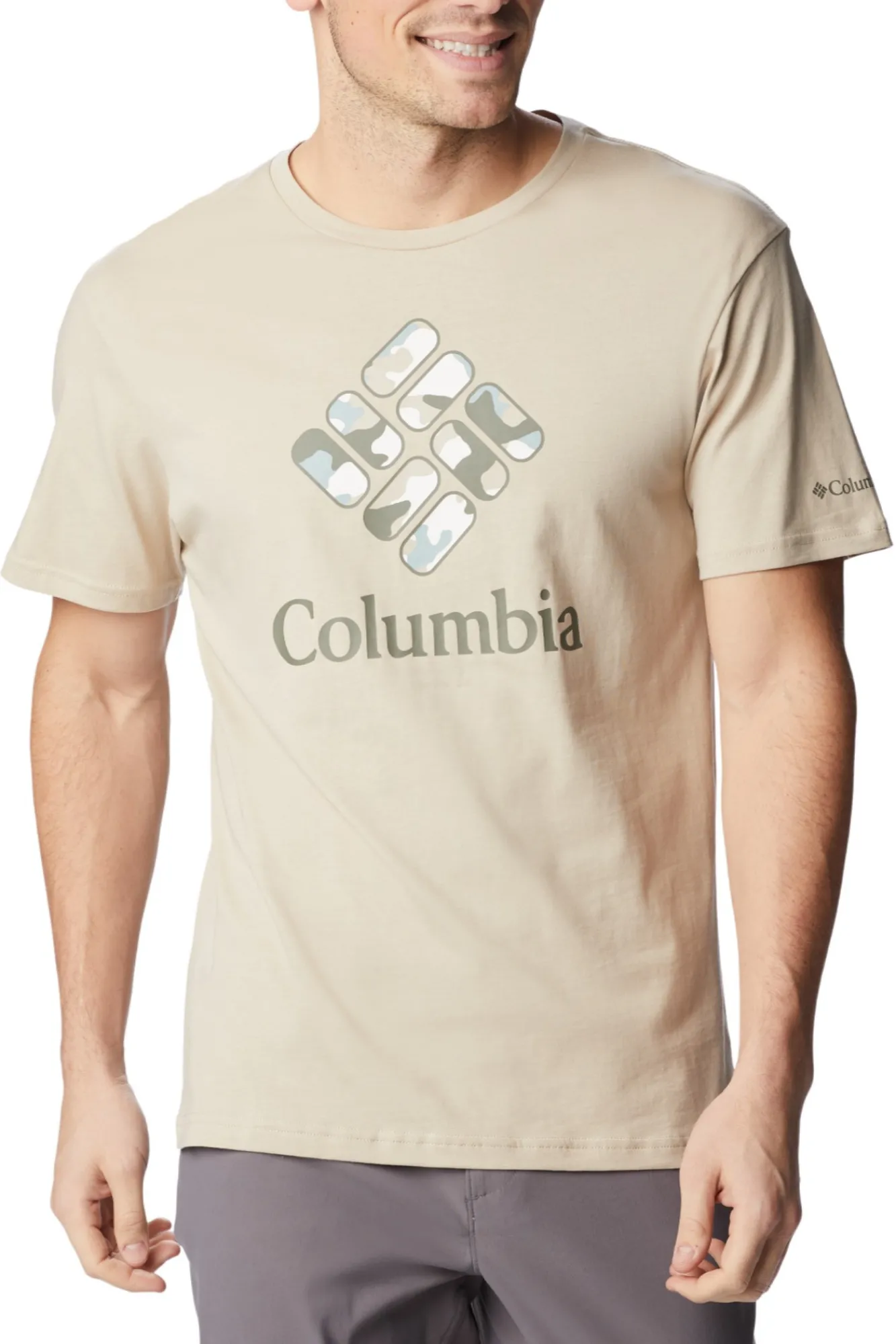 Columbia Camiseta Rapid Ridge™ Espalda Para Hombre Beige Clearance