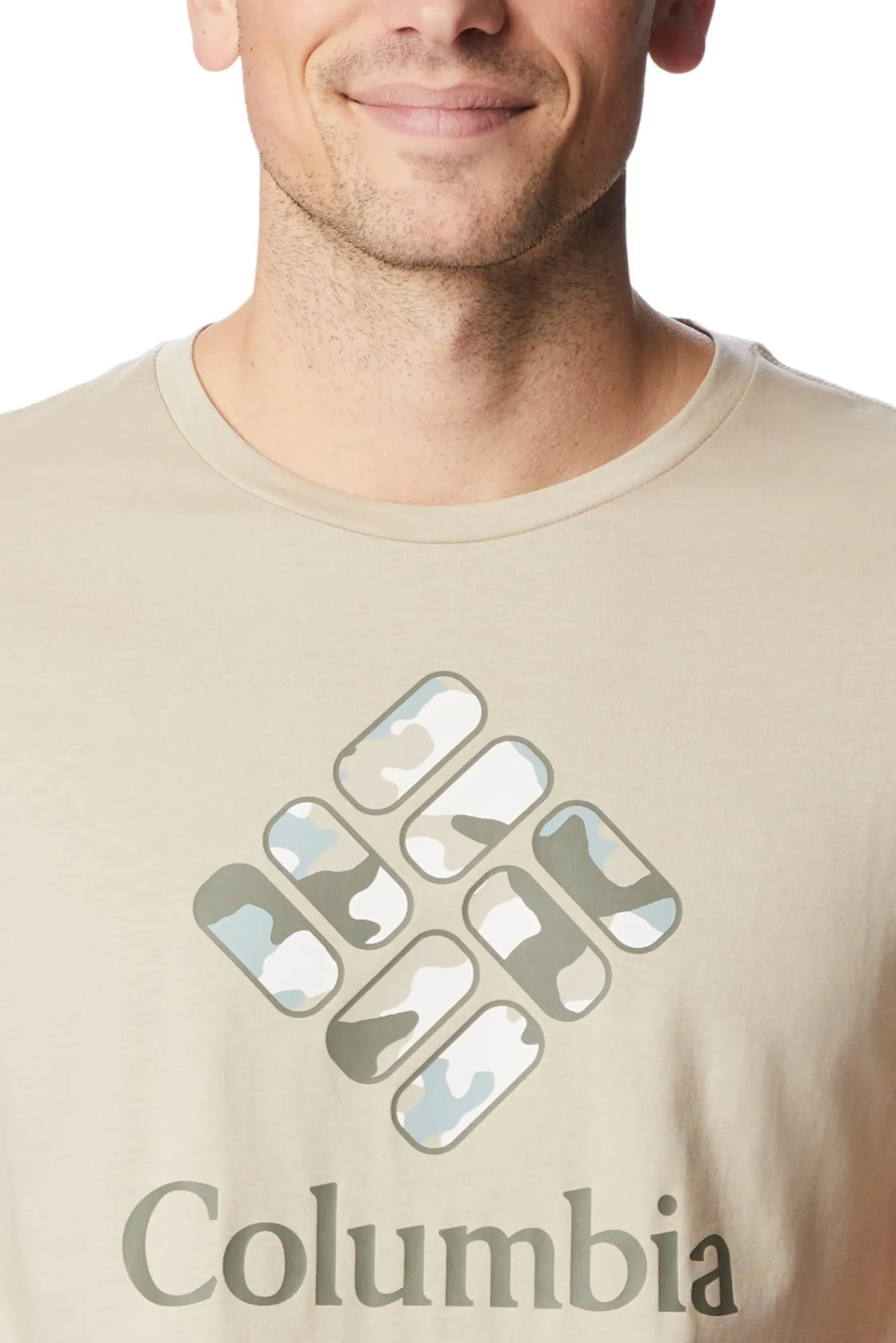 Columbia Camiseta Rapid Ridge™ Espalda Para Hombre Beige Clearance