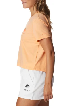 Columbia Camiseta Corta Estampada North Cascades™ Para Mujer Naranja Sale