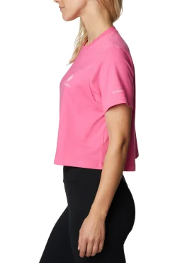 Columbia Camiseta Corta Estampada North Cascades™ Para Mujer Rosa New