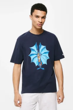 * Camiseta Coyote Batman Azul Oscuro New