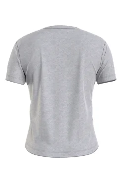 * Camiseta De Algodon Gris Discount