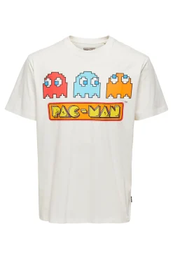 Only & Sons Camiseta De Manga Corta Blanco Online