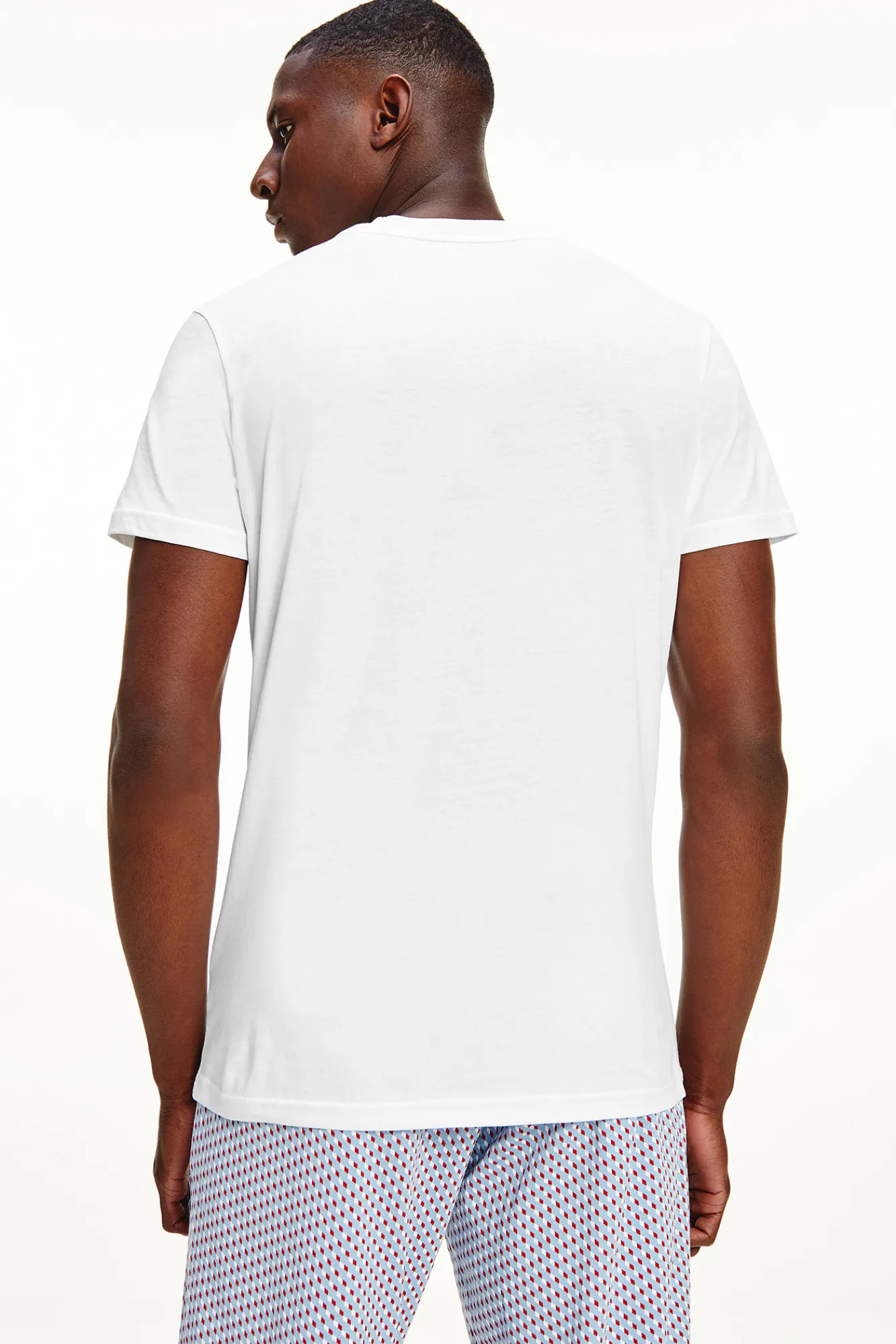 * Camiseta De Manga Corta Blanca Blanco