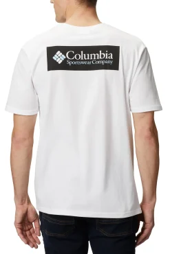 Columbia Camiseta De Manga Corta North Cascades™ Para Hombre Blanco Hot