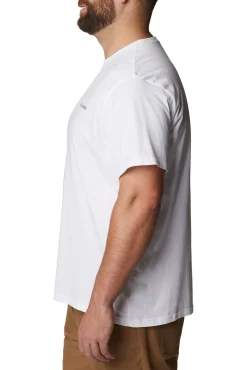 Columbia Camiseta De Manga Corta Con Estampado En La Espalda Rockaway River™ Para Hombre Estampado Fondo Blanco New