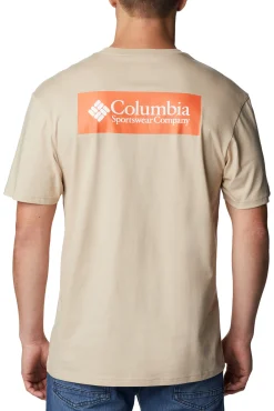 Columbia Camiseta De Manga Corta North Cascades™ Para Hombre Beige Hot