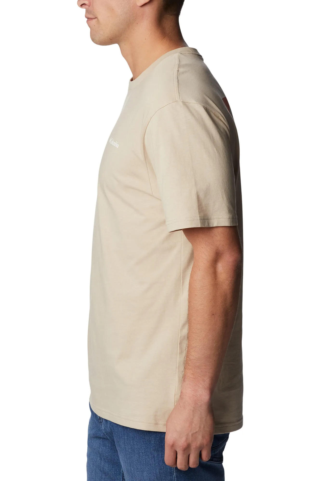 Columbia Camiseta De Manga Corta North Cascades™ Para Hombre Beige Hot