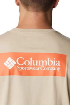 Columbia Camiseta De Manga Corta North Cascades™ Para Hombre Beige Hot