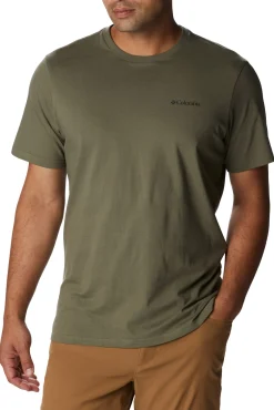 Columbia Camiseta De Manga Corta Con Estampado En La Espalda Rockaway River™ Para Hombre Kaki Claro Best