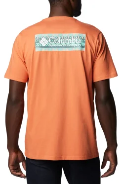 Columbia Camiseta De Manga Corta North Cascades™ Para Hombre Naranja Sale