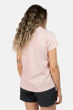 Izas Camiseta De Manga Corta De Algodon Abella Rosa New
