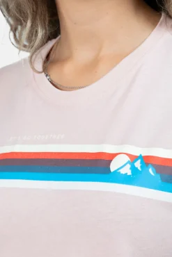 Izas Camiseta De Manga Corta De Algodon Abella Rosa New