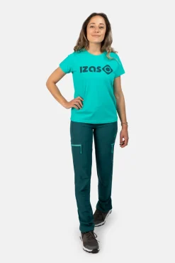 Izas Camiseta De Manga Corta De Algodon Bailo Turquesa Discount