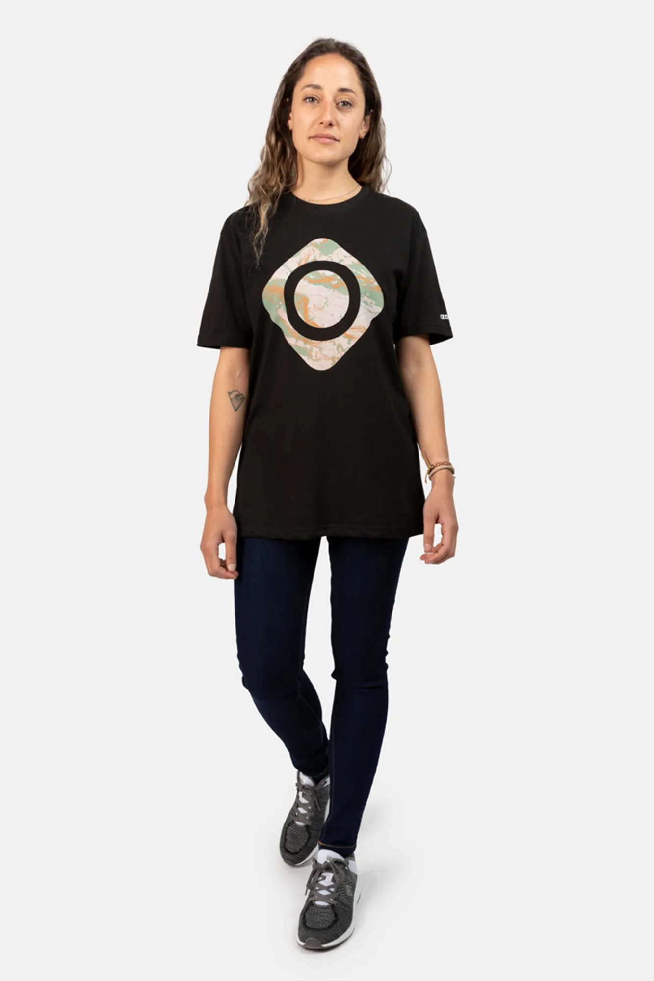 Izas Camiseta De Manga Corta De Algodon Unisex Ena Negro Best