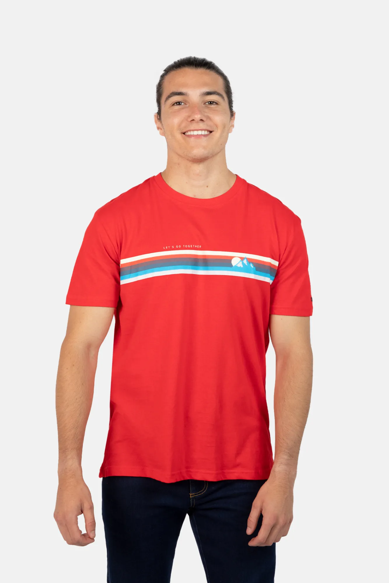 Izas Camiseta De Manga Corta De Algodon Abella Rojo Best