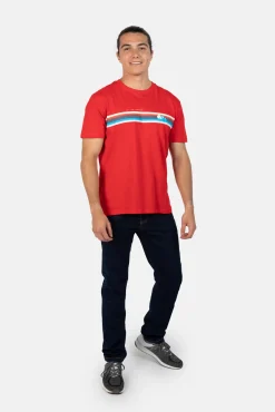Izas Camiseta De Manga Corta De Algodon Abella Rojo Best