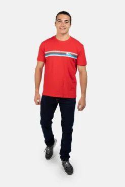 Izas Camiseta De Manga Corta De Algodon Abella Rojo Best