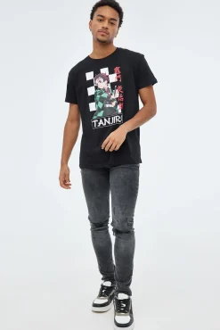 Inside Camiseta Demon Slayer Negro Best