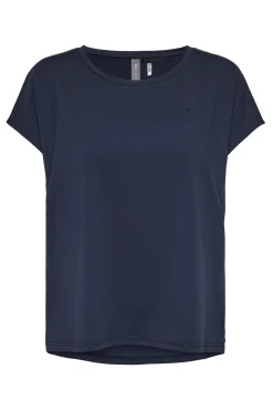 Only Play Camiseta Entrenamiento Manga Corta Azul Online