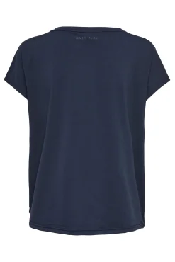 Only Play Camiseta Entrenamiento Manga Corta Azul Online