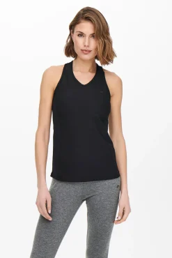 Only Play Camiseta Entrenamiento Sin Mangas Negro