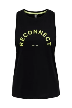 Only Play Camiseta Entrenamiento Sin Mangas Negro Discount