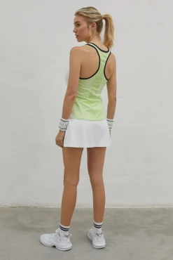 Dash and Stars Camiseta Espalda Olimpica Verde