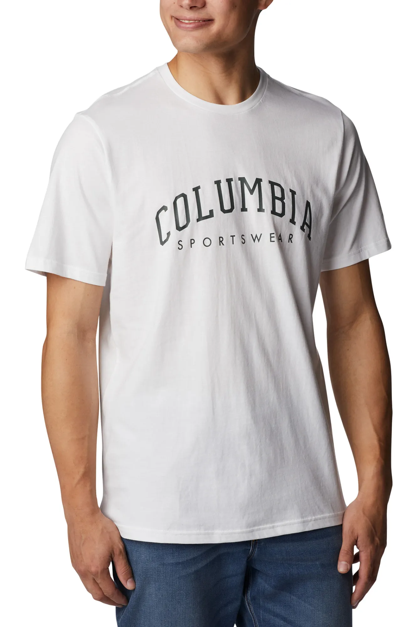 Columbia Camiseta Estampada De Manga Corta Rockaway River™ Para Hombre Estampado Fondo Blanco Best