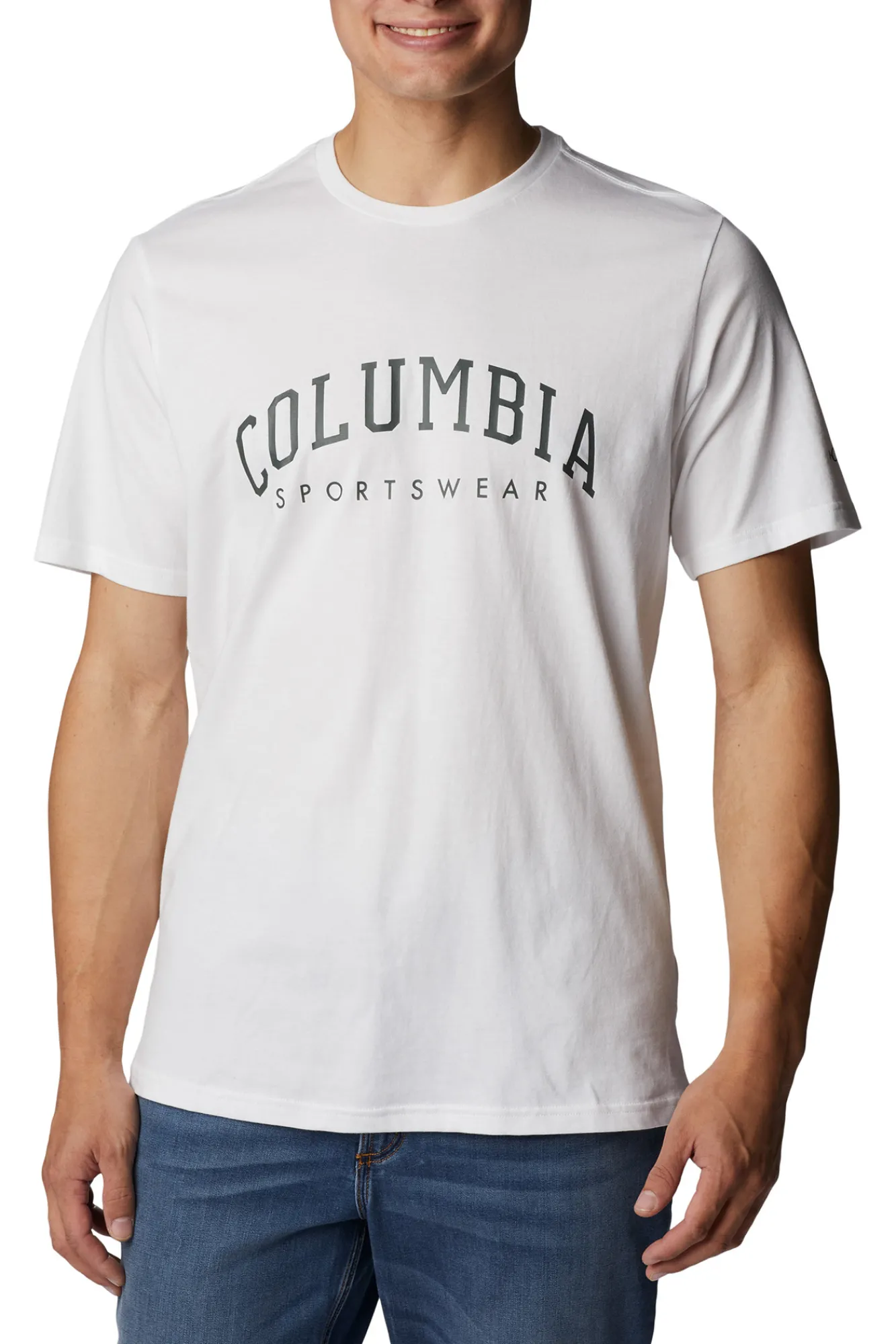 Columbia Camiseta Estampada De Manga Corta Rockaway River™ Para Hombre Estampado Fondo Blanco Best