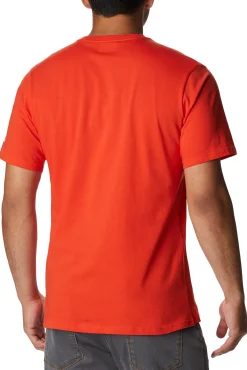Columbia Camiseta Estampada De Manga Corta Rockaway River™ Para Hombre Rojo Outlet