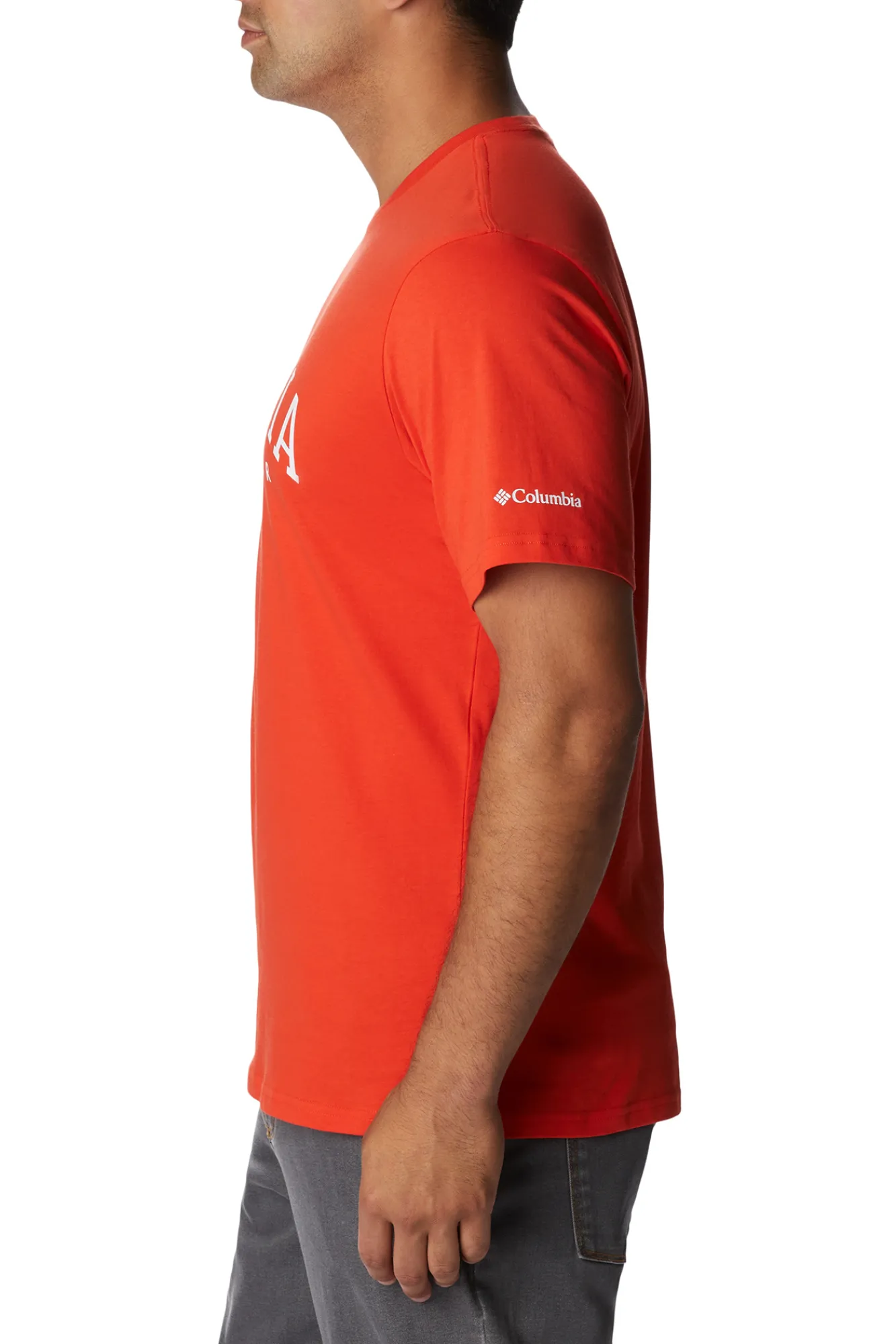 Columbia Camiseta Estampada De Manga Corta Rockaway River™ Para Hombre Rojo Outlet