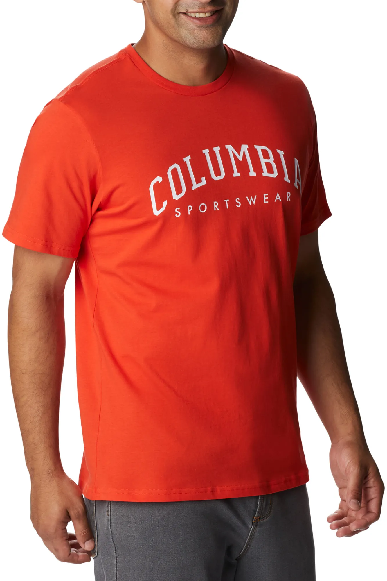 Columbia Camiseta Estampada De Manga Corta Rockaway River™ Para Hombre Rojo Outlet