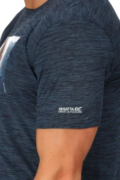 Regatta Camiseta Fingal Vii Azul Medio Hot