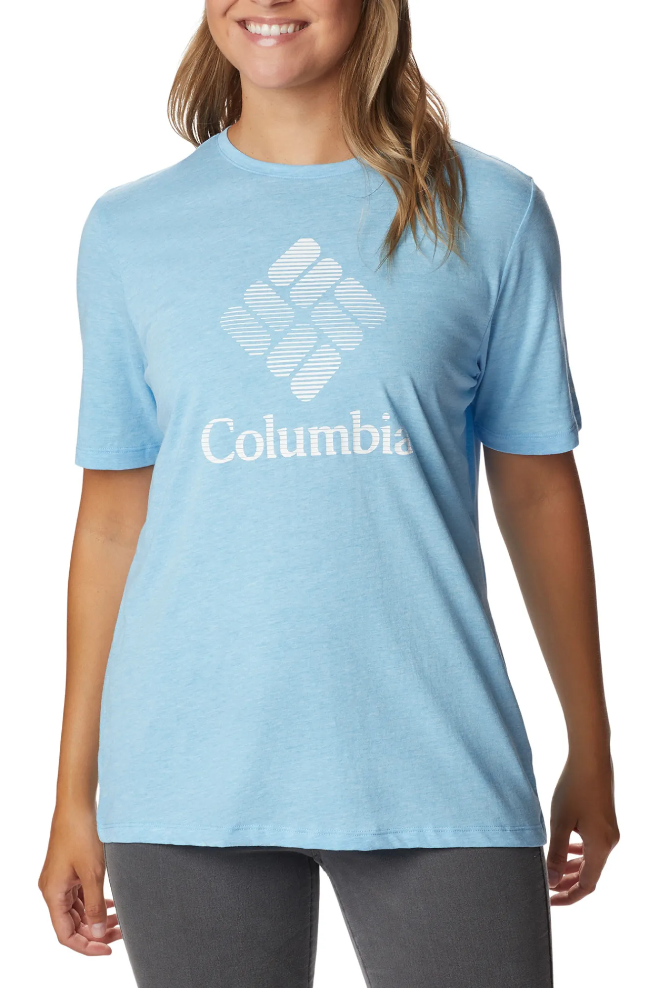 Columbia Camiseta Holgada Bluebird Day™ Para Mujer Azul Medio Hot