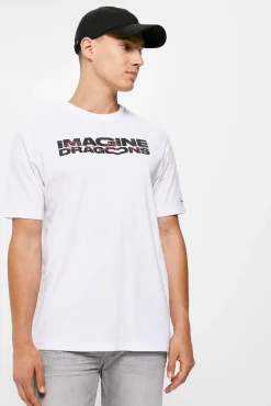 * Camiseta Imagine Dragons Hands Blanco Clearance