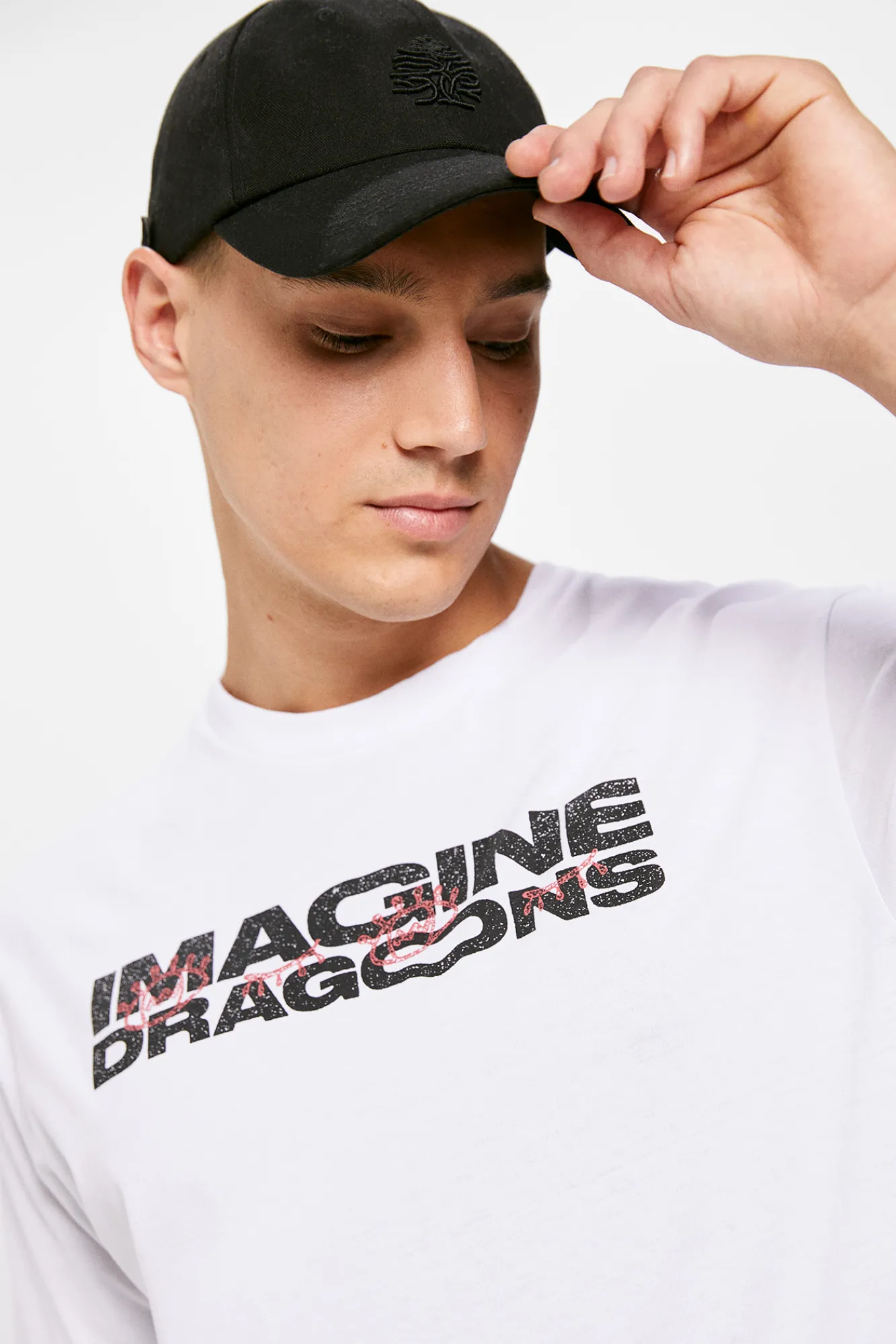 * Camiseta Imagine Dragons Hands Blanco Clearance
