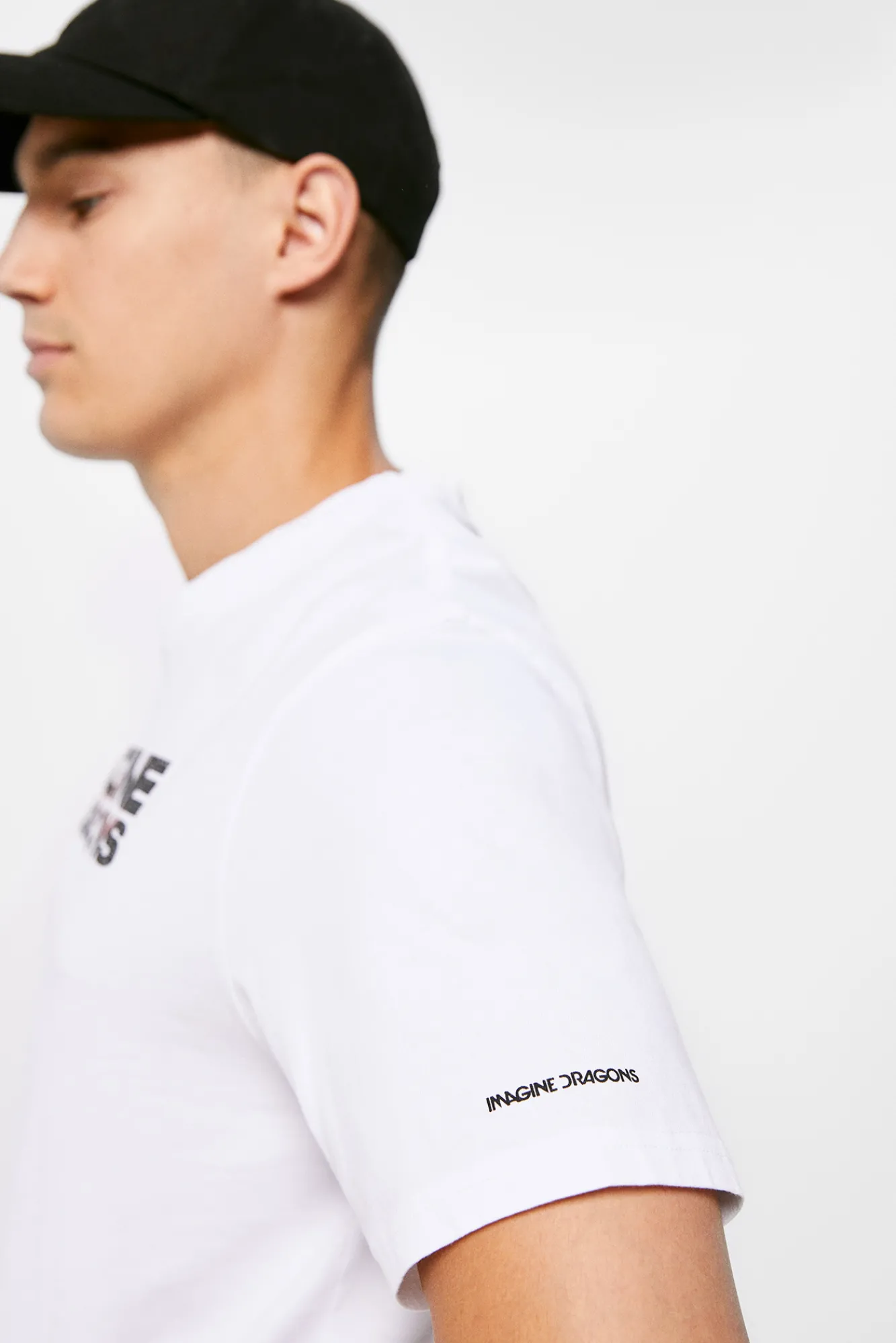 * Camiseta Imagine Dragons Hands Blanco Clearance
