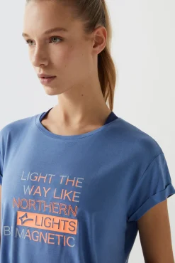 Dash and Stars Camiseta Lenzing™ Tencel™ Azul Hot