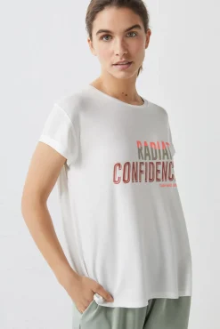Dash and Stars Camiseta Lenzing™ Tencel™ Beige