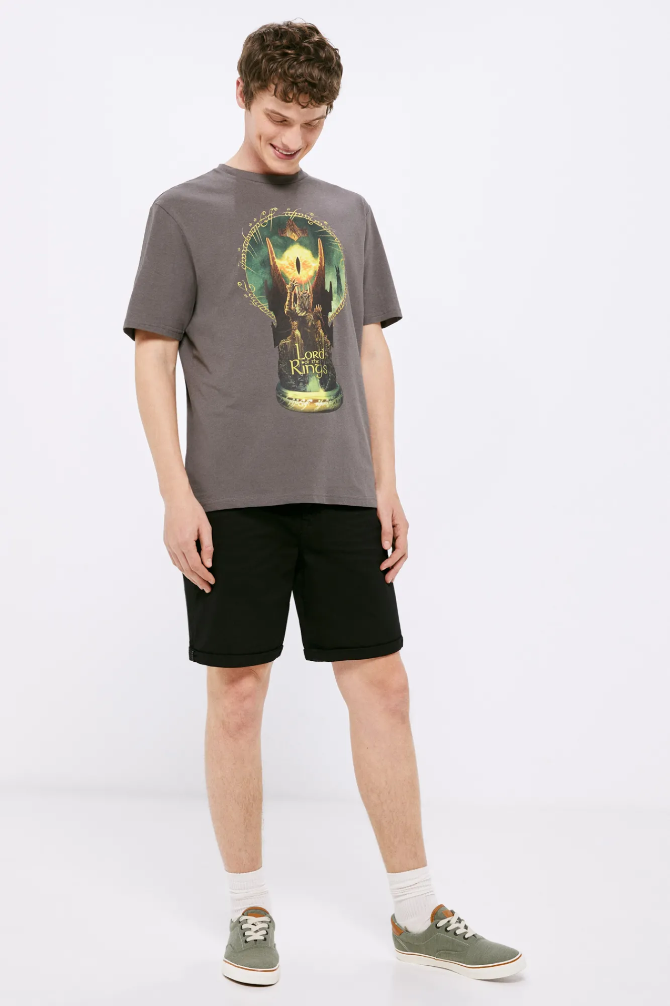 * Camiseta Lord Of The Rings Gris Oscuro Best