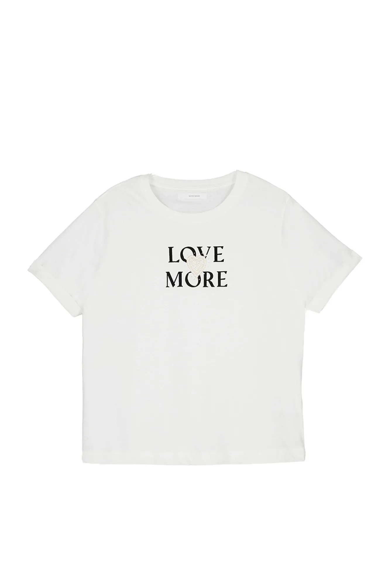 Women'secret Camiseta Manga Corta 100% Algodon Frase Beige