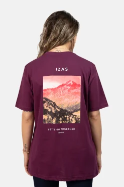 Izas Camiseta Manga Corta Apies Vino