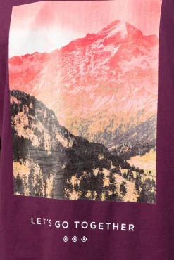 Izas Camiseta Manga Corta Apies Vino