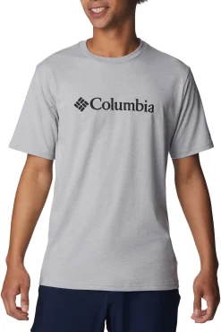 Columbia Camiseta Manga Corta Hombre Csc Basic Logo™ Gris Claro